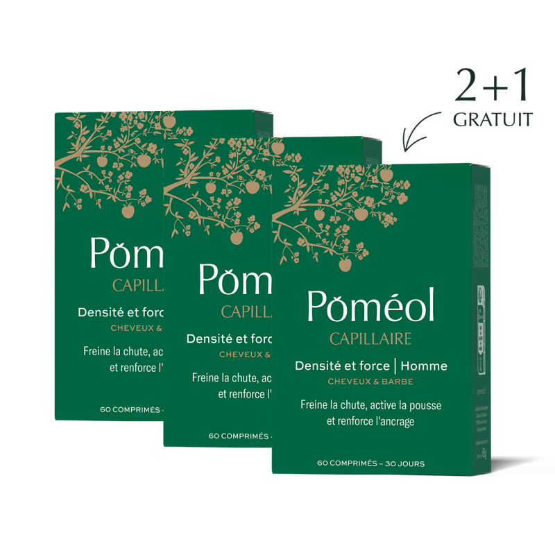 Vos besoins cheveux & ongles -CAPILLAIRE HOMME - LOT DE 3 -